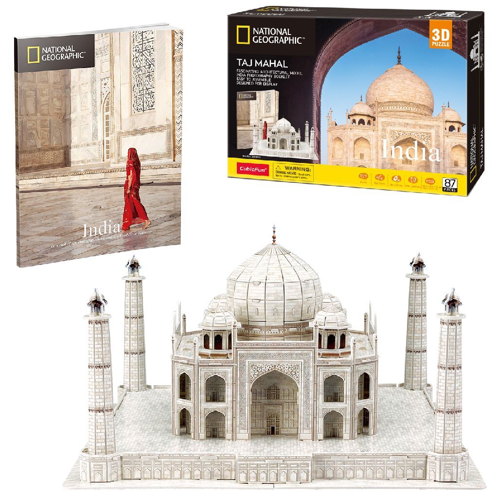 Cubic Fun National Geographic 3D Puzzel Taj Mahal 87 Stukjes Top Merken Winkel